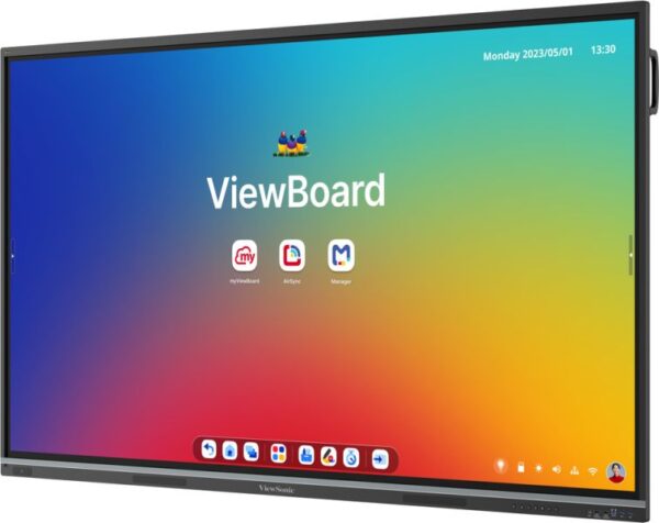 ViewSonic IFP8651 ViewBoard Interactive Display, 86" TFT LCD Display, 4K UHD Resolution, 6.5ms Response Time, Black - Image 3
