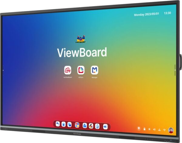 ViewSonic IFP9851 Interactive Display, 98" TFT LCD Module with DLED Display, 4K UHD Resolution, 50 Touch Points, Black - Image 3