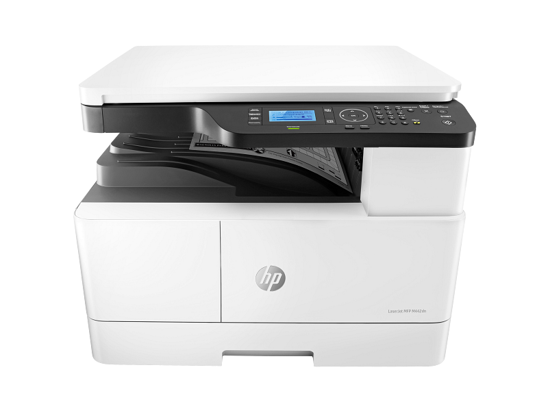 HP LaserJet M442dn Multi Function Laser Printer, Print Speed up to 24 ppm Black, USB, Ethernet, White
