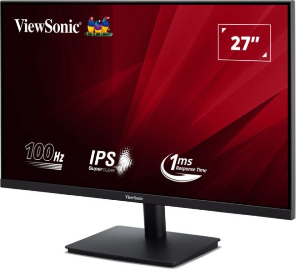 Viewsonic VA270-H-2 27” Full HD Monitor, 100Hz Refresh Rate, 1ms Response Time, Black - Image 3