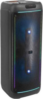 Engage EPS-1522/W120 15"x2 Party Speaker, Dynamic Disco Lights, Rechargeable Battery, Powerful Audio Performance, FM Radio Functionality, Convenient Remote Control, Black - Image 3