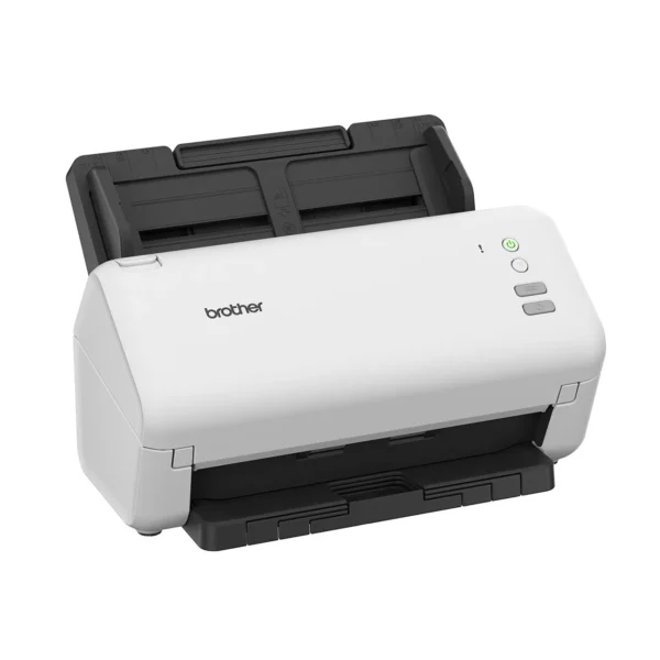 Brother ADS-3100 Desktop Color Scanner, 40ppm Simplex and 80ipm Duplex Scanning, 60-Page ADF, USB 3.0, White - Image 2