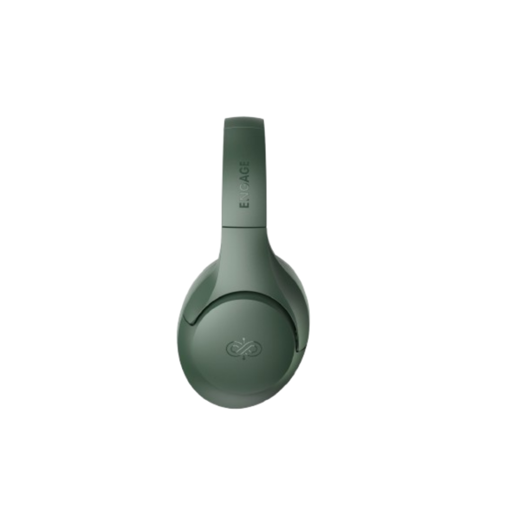 ENGAGE ANC E11 Bluetooth Headphones – Wireless Over-Ear with Active Noise Cancellation, Upto 50H Playtime with High-Fidelity Audio, Forest Green