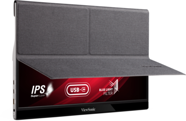 Viewsonic VG1655 16" USB-C Portable Business Monitor, 60Hz Refresh Rate, 6.5Ms Response Time, Black - Image 4