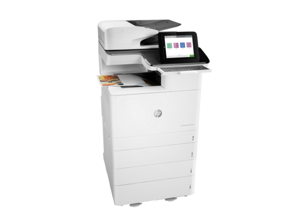 HP Color LaserJet Enterprise Flow MFP M776z Printer, Up to 46 ppm Print Speed, USB, Ethernet, Wifi, White - Image 2