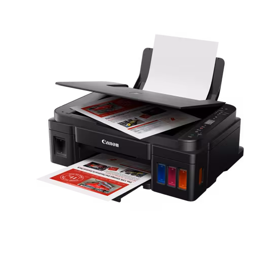 Canon PIXMA G3410 Inkjet Printer, Up to 8.8 / 5.0 IPM Print Speed, USB, Wifi, Black