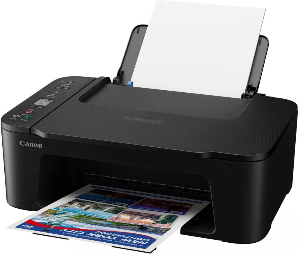 Canon Pixma TS3640 Inkjet Printers, 7.7ipm Mono Print Speed, 4ipm Color Print Speed, 60 Max Sheets, USB, Wifi, Black