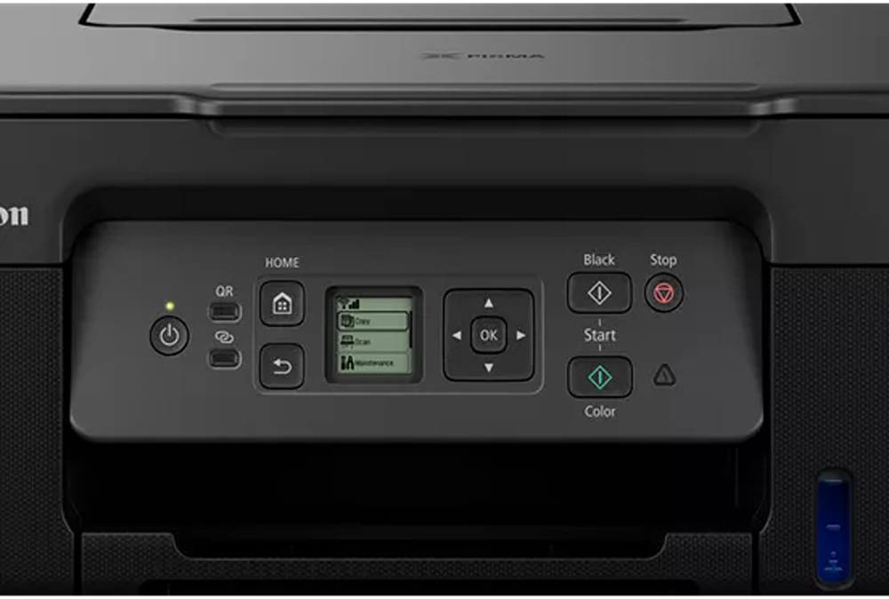 Canon PIXMA G3470 Colour A4 Printer, 11 ipm Fast Print Speeds, 100 Sheet Capacity, USB, Wifi, Black