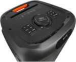 Engage EPS-1522/W120 15"x2 Party Speaker, Dynamic Disco Lights, Rechargeable Battery, Powerful Audio Performance, FM Radio Functionality, Convenient Remote Control, Black - Image 4