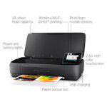 HP Officejet 250 Mobile All-in-One Printer, Print Speed Up to 10 ppm Black, Up to 7 ppm Color, USB, WiFi, Black - Image 7