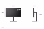 LG 27" UltraFine Monitor, 4K UHD IPS Display, 60Hz Refresh Rate, 5ms Response Time, Black - Image 6