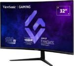 Viewsonic VX3218-PC-MHD 32inch Curved Gaming Monitor, FHD IPS Display, 180Hz Refresh Rate, 1ms Response Time, Black - Image 4