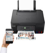 Canon PIXMA G3470 Colour A4 Printer, 11 ipm Fast Print Speeds, 100 Sheet Capacity, USB, Wifi, Black - Image 3