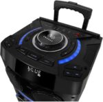 Engage EPS-1222/W100 12" X 2 Party Speaker, Dynamic Disco Lights, Rechargeable Battery, Powerful Audio Performance, FM Radio Functionality, Convenient Remote Control, Black - Image 7