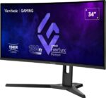 Viewsonic VX3418-2KPC 34 inch Gaming monitor, UWQHD Curved Display, 180Hz Refresh Rate, 1ms Response Time, Black - Image 6