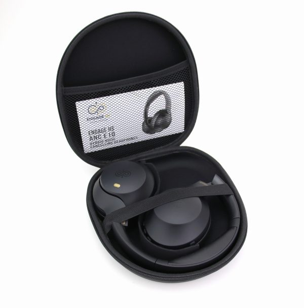 Engage Hybrid ANC E10 Wireless Headphone, Hybrid Active Noise Cancellation, Bluetooth 5.3 Technology, Clear Hands-Free Calls, High-Fidelity Audio, Deep Bass & Long Battery Life, Black - Image 4