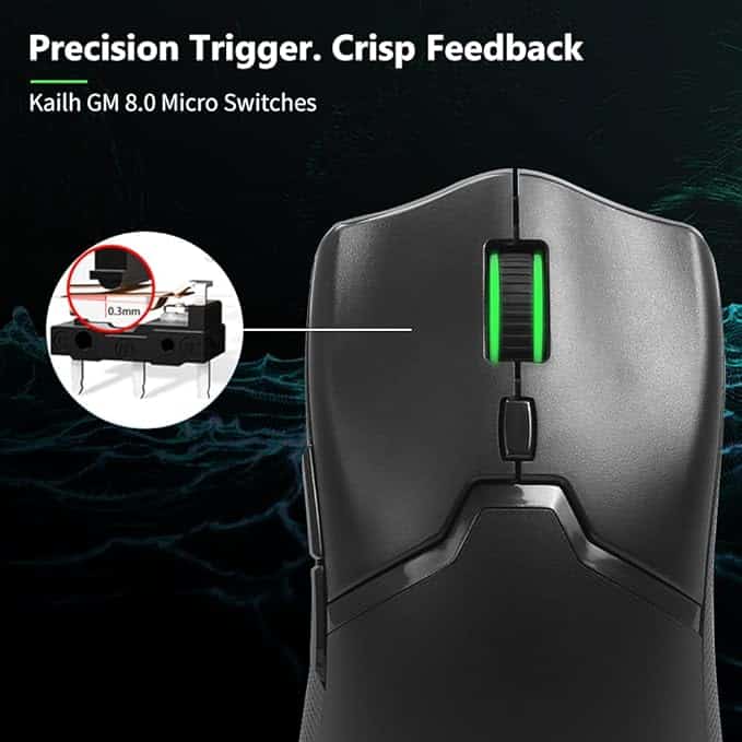 Delux Wireless Gaming Mouse