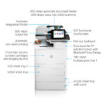 HP Color LaserJet Enterprise Flow MFP M776z Printer, Up to 46 ppm Print Speed, USB, Ethernet, Wifi, White - Image 10