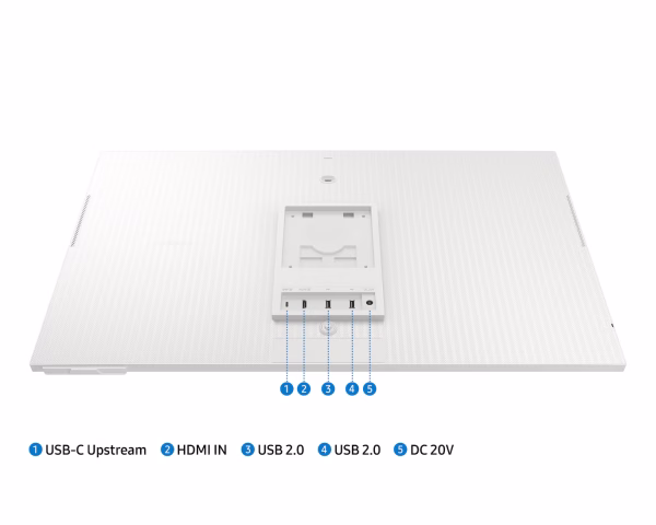 Samsung M80D 32" Smart Monitor, 4K UHD VA Display, 60Hz Refresh Rate, 4ms Response Time, White - Image 7