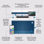 HP Color LaserJet Pro 4303dw A4 Colour Laser Multifunction Printer, Print Speed Up to 35/33 ppm, USB, Ethernet, Wi-Fi, White - Image 7