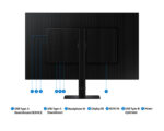 Samsung ViewFinity S8 S80D 32" Monitor, 4K UHD VA Display, 60Hz Refresh Rate, 5ms Response Time, Black - Image 8