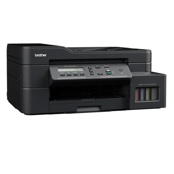 Brother DCP-T820DW Duplex Multi-Function Ink Tank Printer, A4 print speed up to 17ipm Black and 16.5ipm Color, WiFi, Ethernet, USB, Black - Image 2