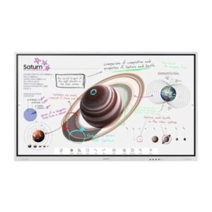 SAMSUNG Flip Pro WMB Interactive Display, 85" 4K UHD VA Display, 75Hz Refresh Rate, 8ms Response Time, White