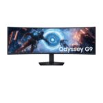 Samsung 49" Odyssey G9 G91F Curved Gaming Monitor, VA Display, DQHD Resolution, 144Hz Refresh Rate, 1ms Response Time, Black