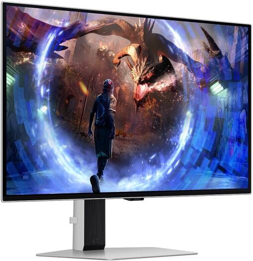Samsung Odyssey OLED G6 G60SD Gaming Monitor, 27″ QHD OLED Display, 360Hz Refresh Rate, 0.03ms Response Time, Silver, LS27DG602SMXUE