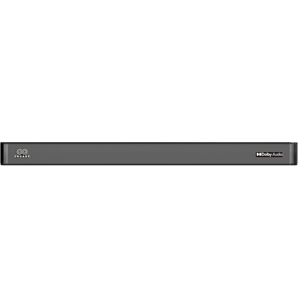 Engage Bar 132 Sound Bar, 120W RMS Output, Dolby Audio Technology, 2.1 Channel System, Stylish Premium Design, Bluetooth 5.3 Audio Technology, Black