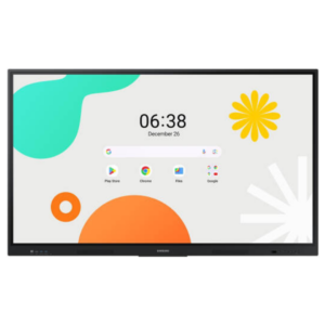 Samsung WAF Series Interactive Display, 75" 4K UHD Touch IR Display, 60Hz Refresh Rate, 8ms Response Time, Black