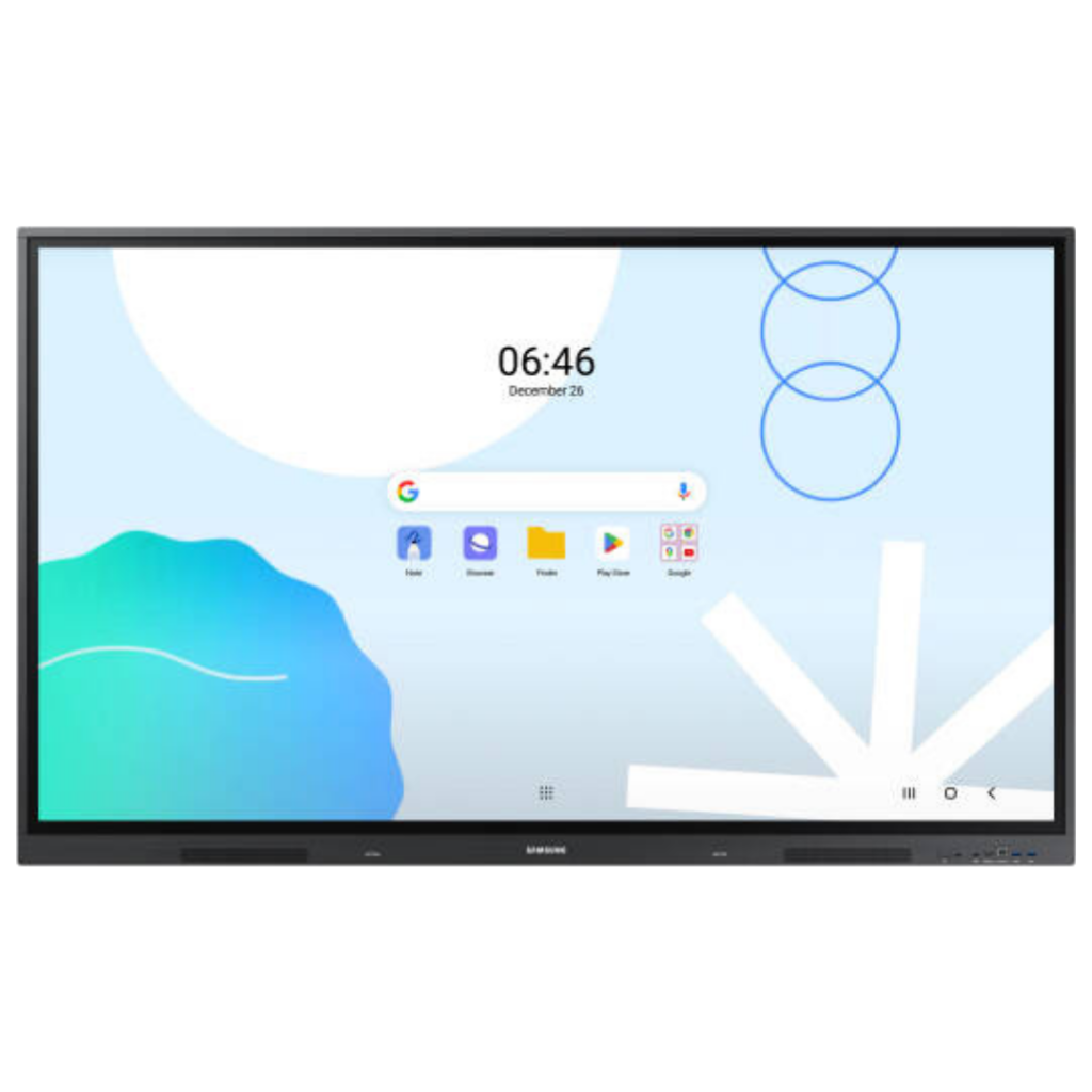 Samsung WAD Android OS Interactive Display, 86″ 4K UHD IPS Touch Display, 60Hz Refresh Rate, 8ms Response Time, Black