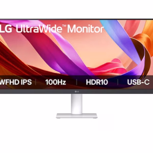 LG 29" 29U531A WFHD (2560x1080) UltraWide Monitor, IPS Display, 100Hz Refresh Rate, 1ms Response Time, White