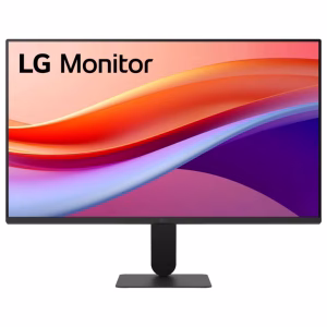 LG 24" 24U411A FHD Monitor, IPS Panel, 120Hz Refresh Rate, 1ms MBR, HDR10, Black