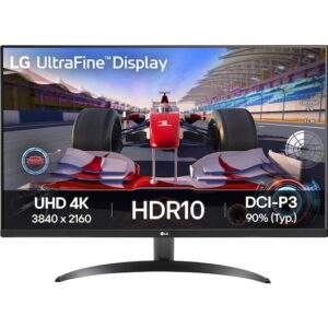 LG 32" 32UR500K UltraFine 4K Monitor, 60 Hz Refresh Rate, 4ms Response Time, HDR10, Black