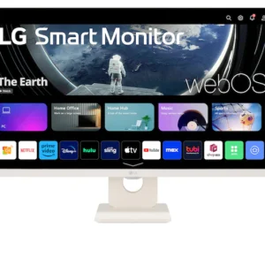 LG 27″ 27U511SA Full HD Smart Monitor, IPS Panel, WebOS, Magic Remote Support, White