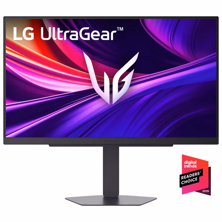 LG 27″ UltraGear™ UHD Dual-Mode Gaming Monitor, IPS Panel, 180Hz@4k or 360Hz@FHD Refresh Rate, NVIDIA G-Sync Compatible, Black