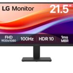 LG 22" 22U401A FHD Monitor, 100Hz Refresh Rate, 1ms MBR, sRGB 99% (Typ.), HDR10, Black