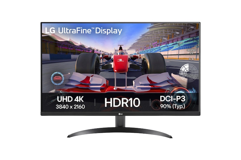 LG 32″ 32UR500K UltraFine 4K Monitor, 60 Hz Refresh Rate, 4ms Response Time, HDR10, Black