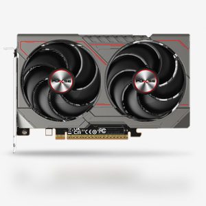 Sapphire Pulse AMD Radeon™ RX 9060 XT Graphics Card, 8GB 128 bit GDDR6 Memory, AMD RDNA™ 4 Architecture, PCI-Express 5.0 x16, Black