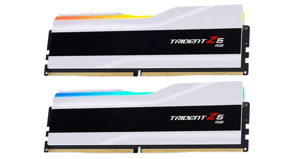 G.Skill Trident Z5 64GB (2x32GB) DDR5 RGB Desktop RAM, 6000 MT/s Memory Speed, Non-ECC Unbuffered, White - Image 3