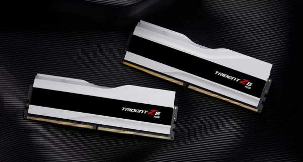 G.Skill Trident Z5 64GB (2x32GB) DDR5 RGB Desktop RAM, 6000 MT/s Memory Speed, Non-ECC Unbuffered, White - Image 4