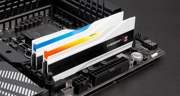 G.Skill Trident Z5 64GB (2x32GB) DDR5 RGB Desktop RAM, 6000 MT/s Memory Speed, Non-ECC Unbuffered, White - Image 6