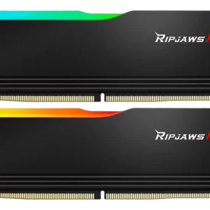 G.Skill Ripjaws M5 32GB (2x16GB) DDR5 Desktop RGB RAM, 6000 MT/s Memory Speed, Non-ECC Unbuffered, Black