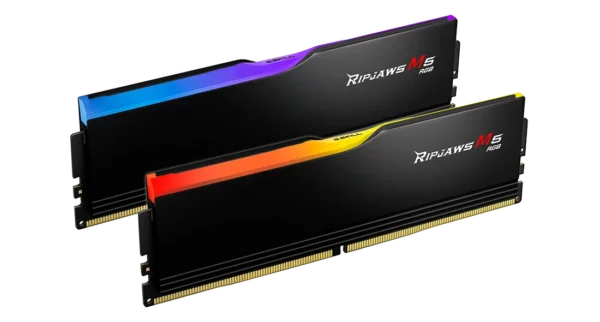 G.Skill Ripjaws M5 32GB (2x16GB) DDR5 Desktop RGB RAM, 6000 MT/s Memory Speed, Non-ECC Unbuffered, Black - Image 4
