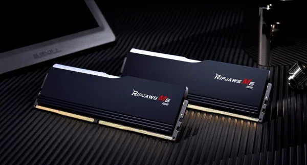 G.Skill Ripjaws M5 32GB (2x16GB) DDR5 Desktop RGB RAM, 6000 MT/s Memory Speed, Non-ECC Unbuffered, Black - Image 5