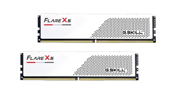 G.Skill Flare X5 64GB (32GB x2) DDR5 Desktop RAM, 6000 MT/s Memory Speed, Non-ECC Unbuffered, White - Image 3