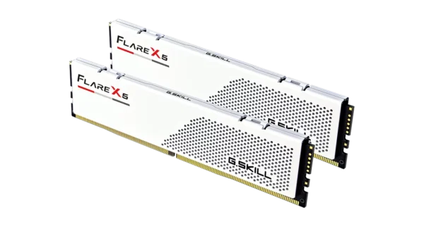 G.Skill Flare X5 64GB (32GB x2) DDR5 Desktop RAM, 6000 MT/s Memory Speed, Non-ECC Unbuffered, White - Image 2