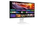 LG 32” 32U850SA UHD Smart Monitor, 4K IPS Panel, WebOS, Built-in FHD Webcam, Magic Remote Support, White - Image 2