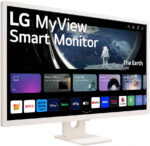 LG MyView 32'' 32SR50F Smart Monitor, IPS Panel, FHD Resolution, 60Hz Refresh Rate, 8ms Response Time, WebOS, White - Image 2